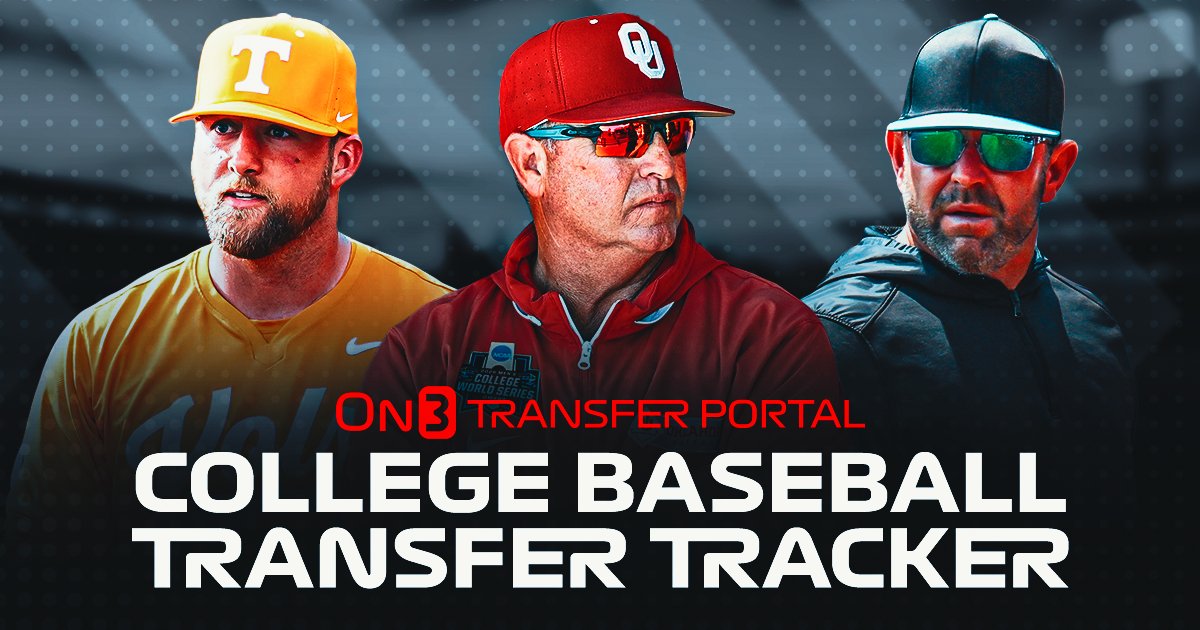 TransferPortal's tweet photo. Track each team's commitment list with the On3 College Baseball Transfer Portal Tracker⚾️

Search by school, conference and position.

Here: https://t.co/N3c1It3cDd https://t.co/NlERJwn2Up