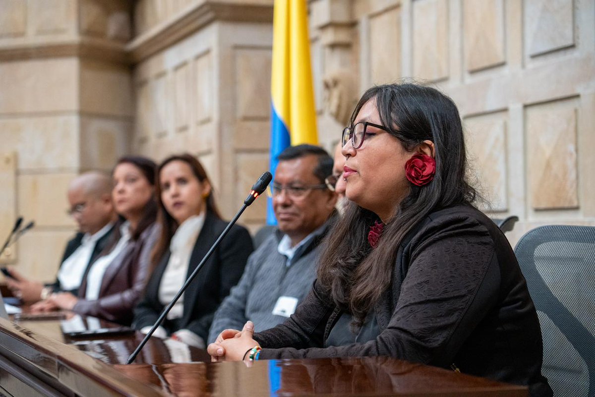 CancilleriaCol's tweet photo. Desde el Capitolio Nacional, la viceministra de Asuntos Migratorios, Consulares y Protección Internacional, Paula Andrea Cerón, moderó el panel "Construyendo Puentes: Migración y Desarrollo: una mirada desde las voces de la sociedad civil", un espacio para conocer diversas perspectivas sobre la movilidad humana y presentar el proceso de construcción participativa de los Lineamientos Estratégicos de Gobernanza Migratoria 2026–2036.