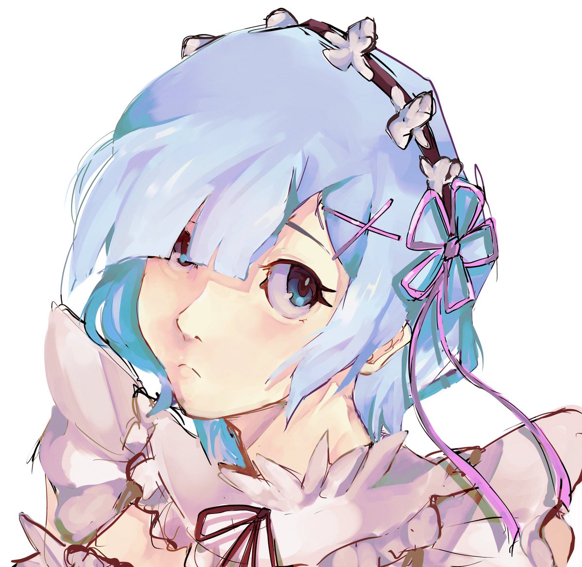 Kyuremberg's tweet photo. レム #リゼロ https://t.co/brjvRvbiha