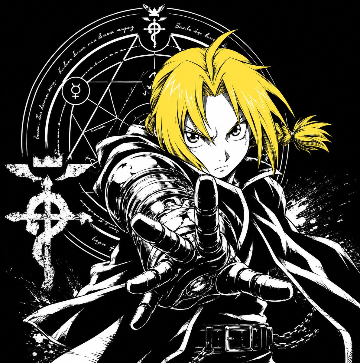 ac_des1gns's tweet photo. Custom vector design featuring Edward Elric from "Full Metal Alchemist"! #FullMetalAlchemist #vectordesign #projectideas https://t.co/nM5t5OVilI