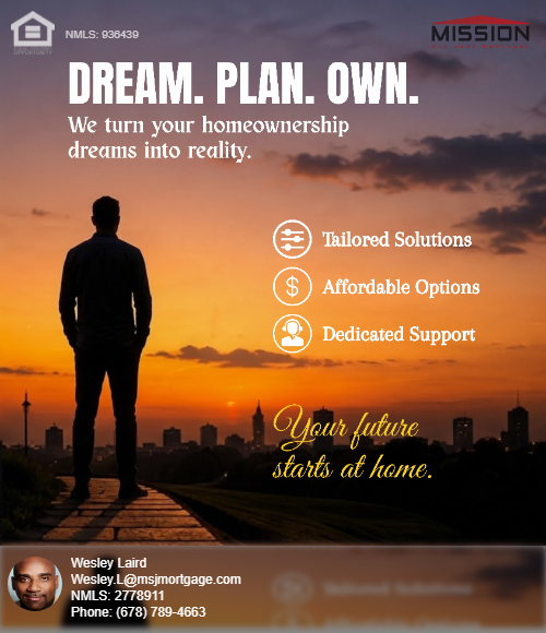 MLO_WesleyLaird's tweet photo. ✨ Dream it. Plan it. Own it.

Whether you're buying your first home, upgrading, or refinancing, we're here to help you find the right mortgage with confidence.

Your future starts at home.

#Mortgage #HomeBuying #HomeLoans #DreamHome #MissionSanJoseMortgagev https://t.co/EoVxds4OHz