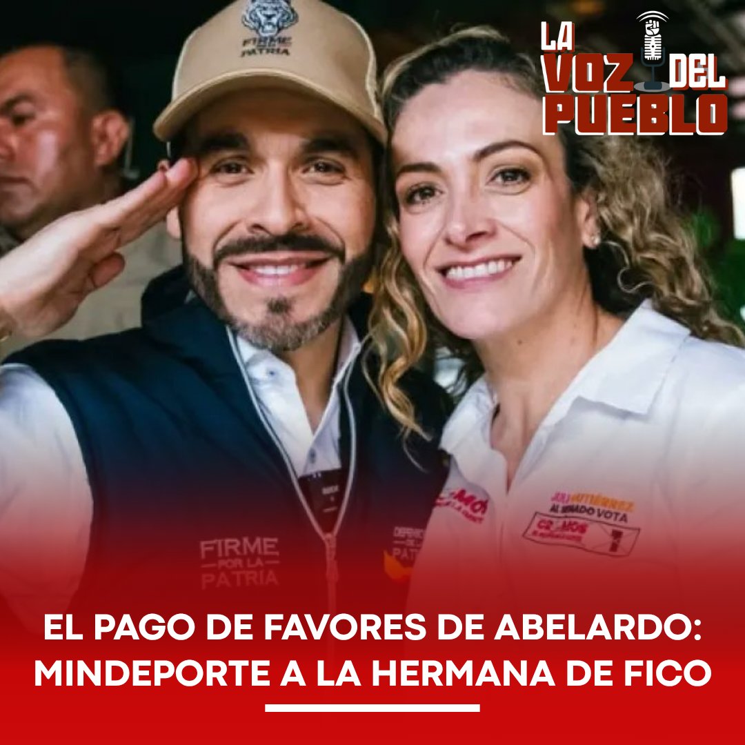 lavozdepueblo1's tweet photo. 🚨 EL PAGO DE FAVORES DE ABELARDO: ENTREGA MINDEPORTE A LA HERMANA DE FICO

El nombramiento de Juliana Gutiérrez como la nueva ministra del Deporte bajo el gobierno de Abelardo de la Espriella ha desatado una ola de profunda indignación y rechazo en el país. Lejos de responder a un criterio técnico o de mérito para salvar una cartera sumida en crisis, la designación de Gutiérrez deja al descubierto un descarado caso de nepotismo y conveniencia: es nada más y nada menos que la hermana del actual alcalde de Medellín, Federico "Fico" Gutiérrez.

Para la opinión pública y los sectores de oposición, este movimiento es una burla directa a los colombianos y una muestra de cómo el gobierno de De la Espriella ferió el gabinete para pagar favores políticos a las casas tradicionales. Colocar a la hermana de un aliado clave como "Fico" al frente del deporte nacional confirma que el ministerio se convirtió en una simple cuota burocrática y en un fortín familiar, sacrificando el futuro de los atletas del país a cambio de amiguismos y transacciones de poder bajo la mesa.