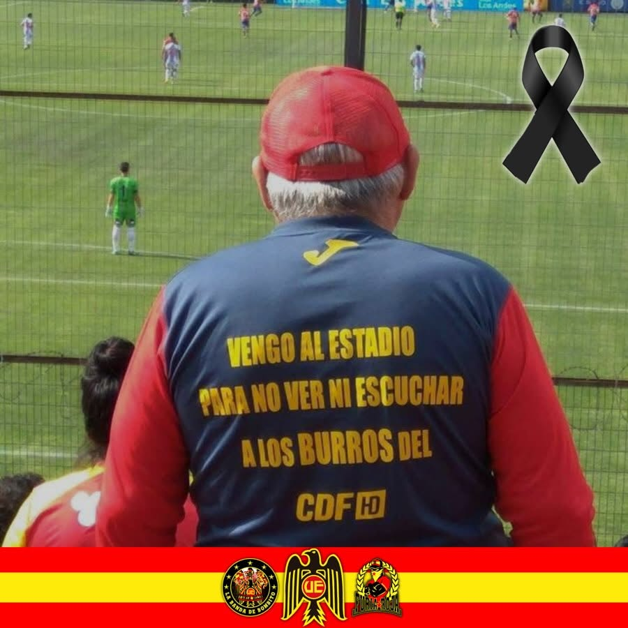 Soirees_'s tweet photo. Ha partido don Miguel Espinoza Parada, el mayor hincha del fútbol. 😔 https://t.co/w5YGYTn5Fl