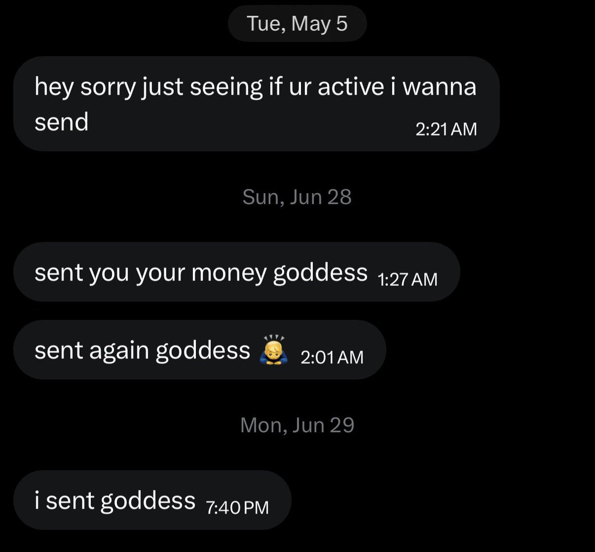 DemonKittySlut's tweet photo. ur favorite thing is to send and get ignored by me 😵‍💫😵‍💫😵‍💫 https://t.co/y8RcksZPJw