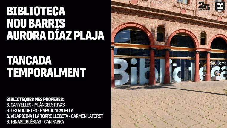 defensembiblios's tweet photo. ❌La Biblioteca de Nou Barris, després d'una setmana tancada per problemes de climatització, va reobrir dilluns sense lavabos per detecció de legionel·la en una aixeta🦠 i amb temperatures per sobre del límit legal.  Ara torna a estar tancada fins al 13 de juliol https://t.co/3pfWYxdF8M