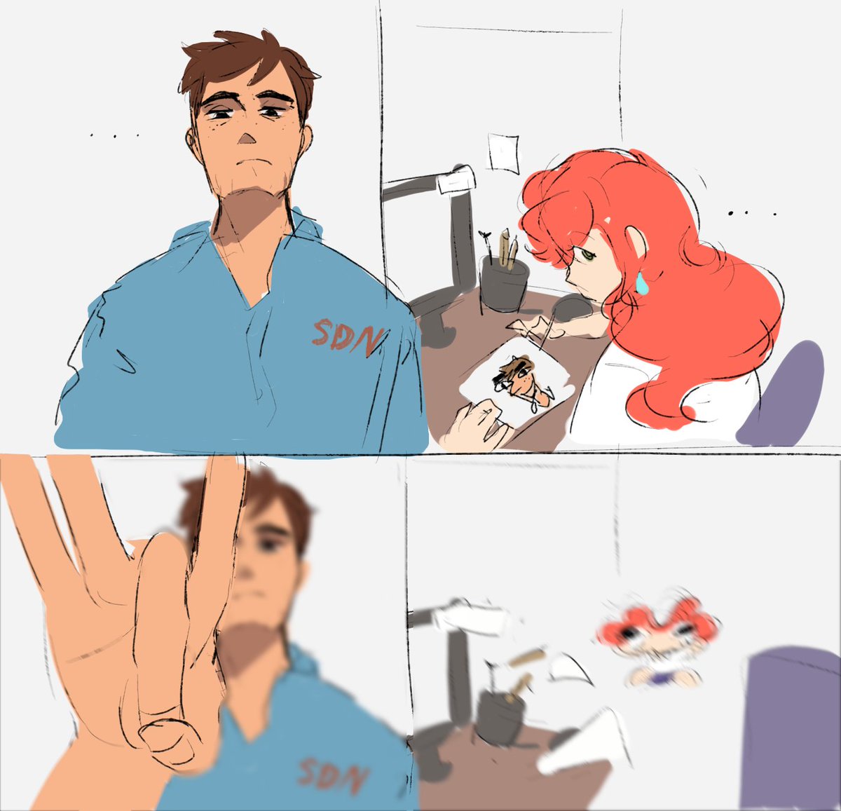 AsuBakaa's tweet photo. She doesn't want to work.

#dispatch #oc https://t.co/bRgsoxLA7m