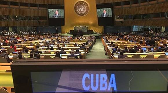 PasionXCuba2022's tweet photo. El mundo🌐 hoy se suma al debate contra las acciones agresivas del Gobierno de 🇺🇸, incluidas las amenazas de una agresión militar directa contra #Cuba🇨🇺.

#PasiónXCuba #CubaVencerá #CubaNoEsUnaAmenaza @BrunoRguezP https://t.co/6IxHDPSx0u
