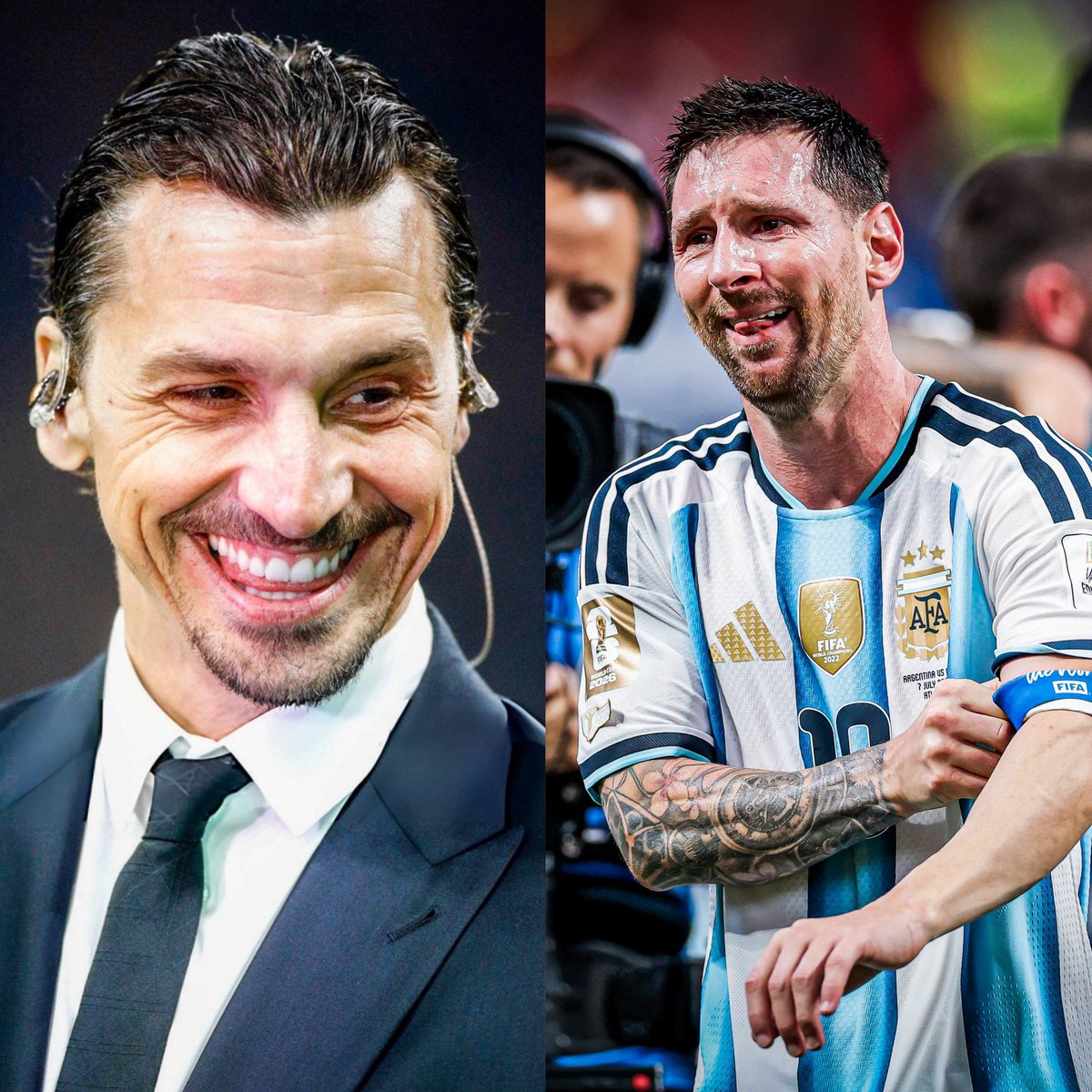 sudanalytics_'s tweet photo. 😮‍💨🇦🇷 Ufff, Zlatan Ibrahimović sobre Messi:

“SE CONVIRTIÓ EN UN ANIMAL Y NADIE PODÍA ATRAPARLO. Simplemente siguió y siguió. Y es el mismo que yo vi hace muchos años, el que estamos acostumbrados a ver, y que todavía seguimos viendo.

LO EMOCIONAL QUE ESTÁ, LO MUCHO QUE SIGNIFICA PARA ÉL. Recordá que él realmente quería esta Copa del Mundo. Ya ganó un montón de trofeos, muchos Balones de Oro, Jugador del Año de la FIFA... todo. Podría sentarme acá y simplemente repasar su currículum y se ve perfecto.

PERO TODAVÍA LO QUIERE, TODAVÍA LO QUIERE Y ESO ES IMPRESIONANTE. MIRALO…”