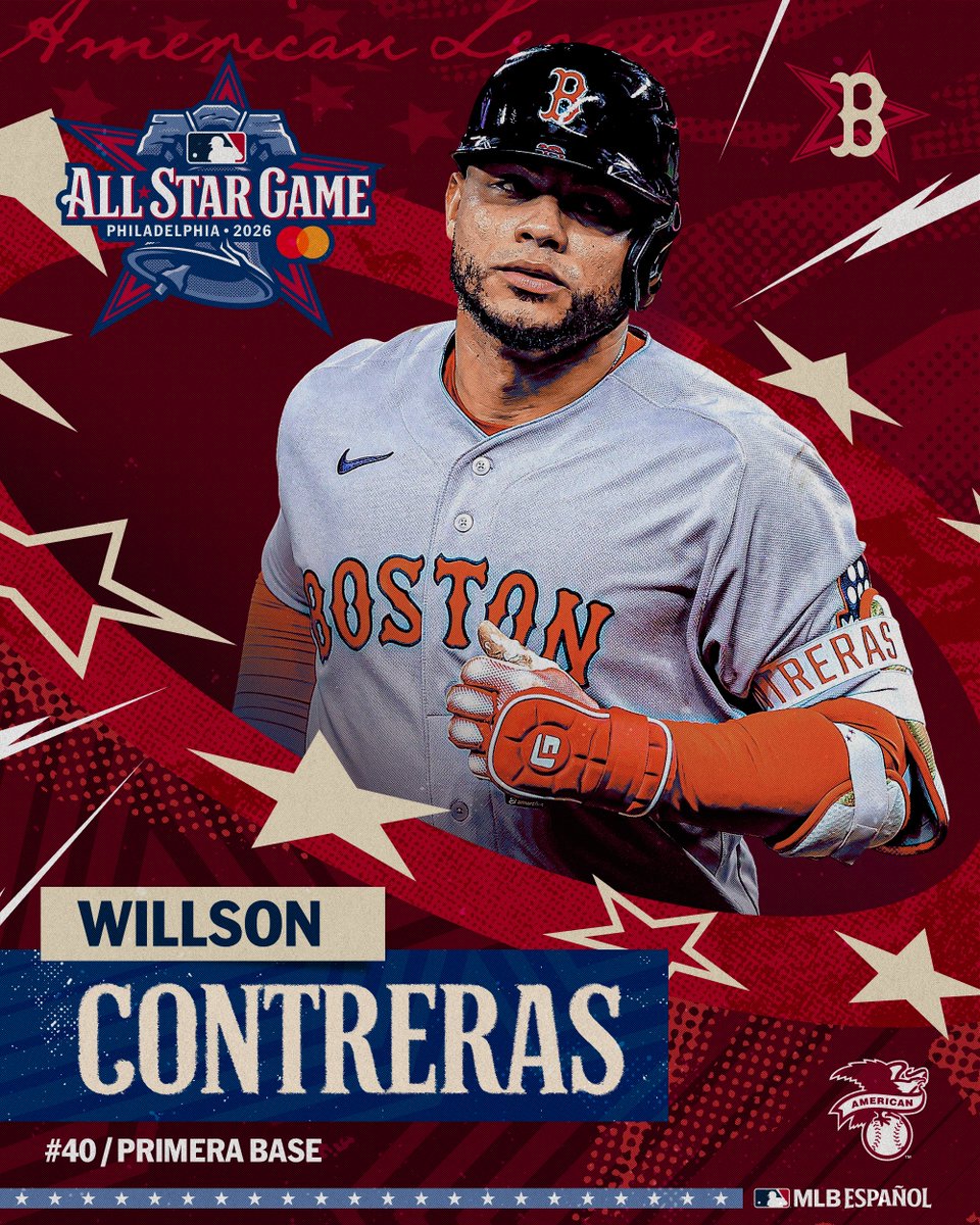 mlbespanol's tweet photo. ¡Willson Contreras, de camino a Philadelphia! ✈️

El inicialista de los Boston Red Sox formará parte de las reservas tras sustituir a Vladimir Guerrero Jr. en el roster del equipo de estrellas de la Liga Americana. https://t.co/agC1pZOFcK