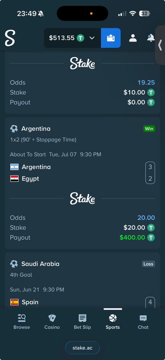 voixer02's tweet photo. @Stake 20x odds @Stake @StakeEddie 

sport:617658680

Double that for me stake 🤑

Id: matrix69 https://t.co/xiIuIAf8ln