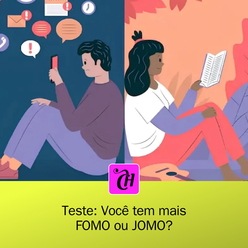 CAPRICHO's tweet photo. 🔍 Você vive com FOMO ou JOMO? Descubra seu perfil! FOMO (Fear of Missing Out) nos faz ansiosos para não ficarmos de fora, enquanto JOMO (Joy of Missing Out) é sobre valorizar momentos de paz. Qual é você? #FOMO #JOMO #Autoconhecimento
https://t.co/HjB0Xv8cAL https://t.co/8YwgJcDsm6