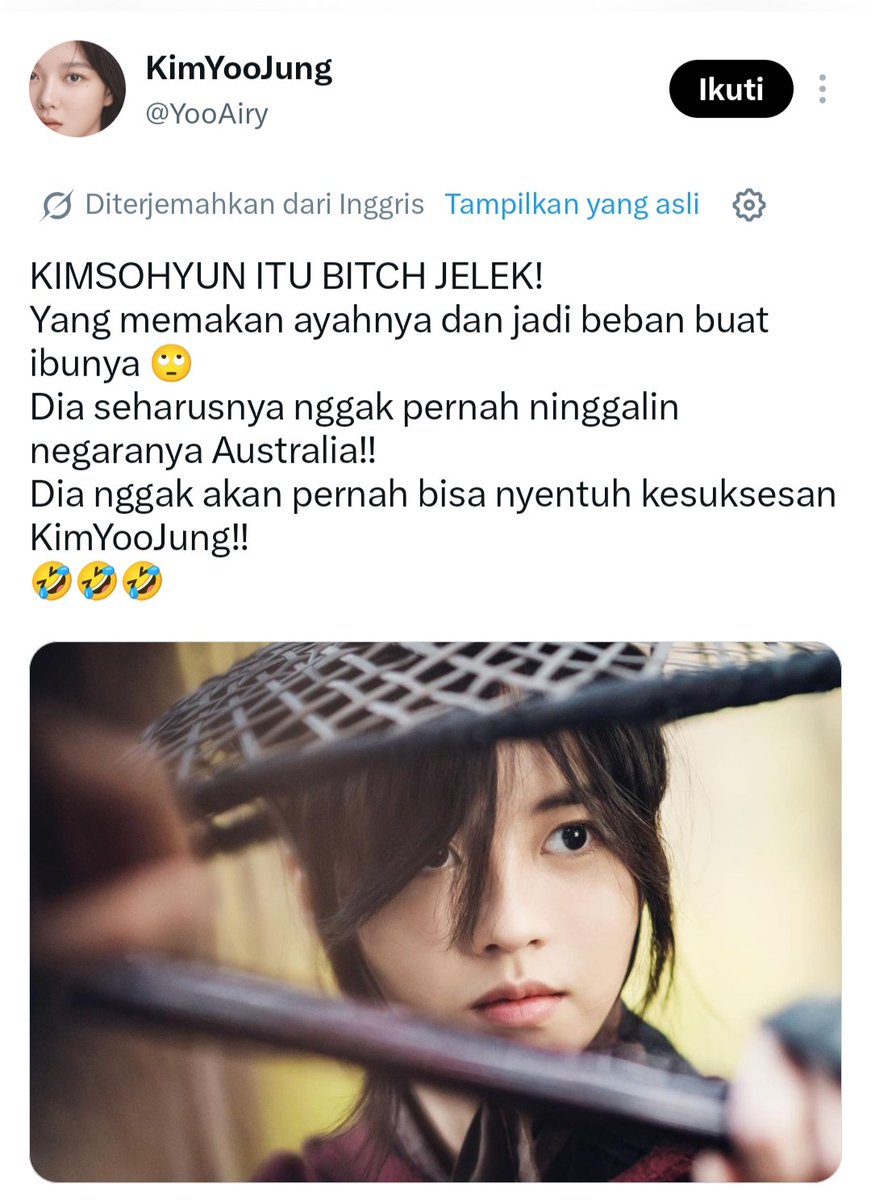 ssonightt's tweet photo. @Catcat111711 Yaudah tinggal block report, nggak berpengaruh jg toh followernya 0. Apa fandom yoojung gak pernah hate &amp; ikut campur? Berarti main lo kurang jauh, nih secuil hate komen https://t.co/9b10OVBO2d