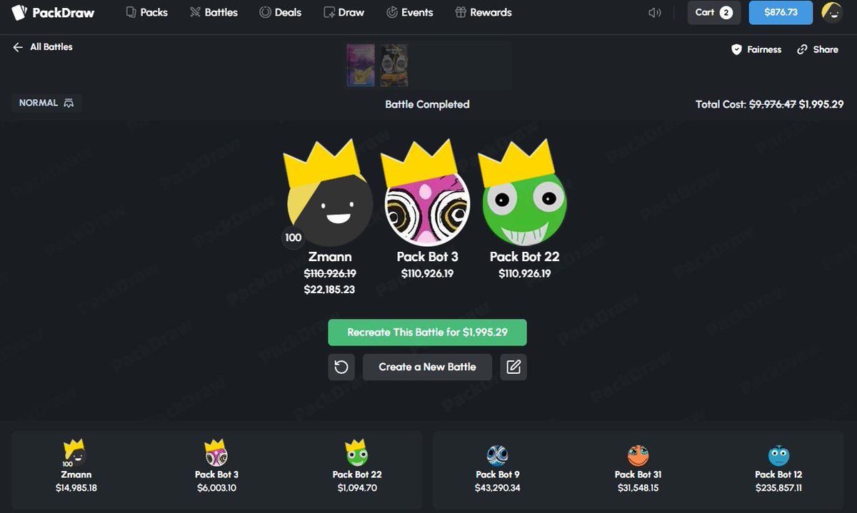 777Zmann's tweet photo. Stake ate all of our balance then @PackDraw  blessed again. FORREAL BEST SITE OUT THERE! https://t.co/g2uJLYjoRt