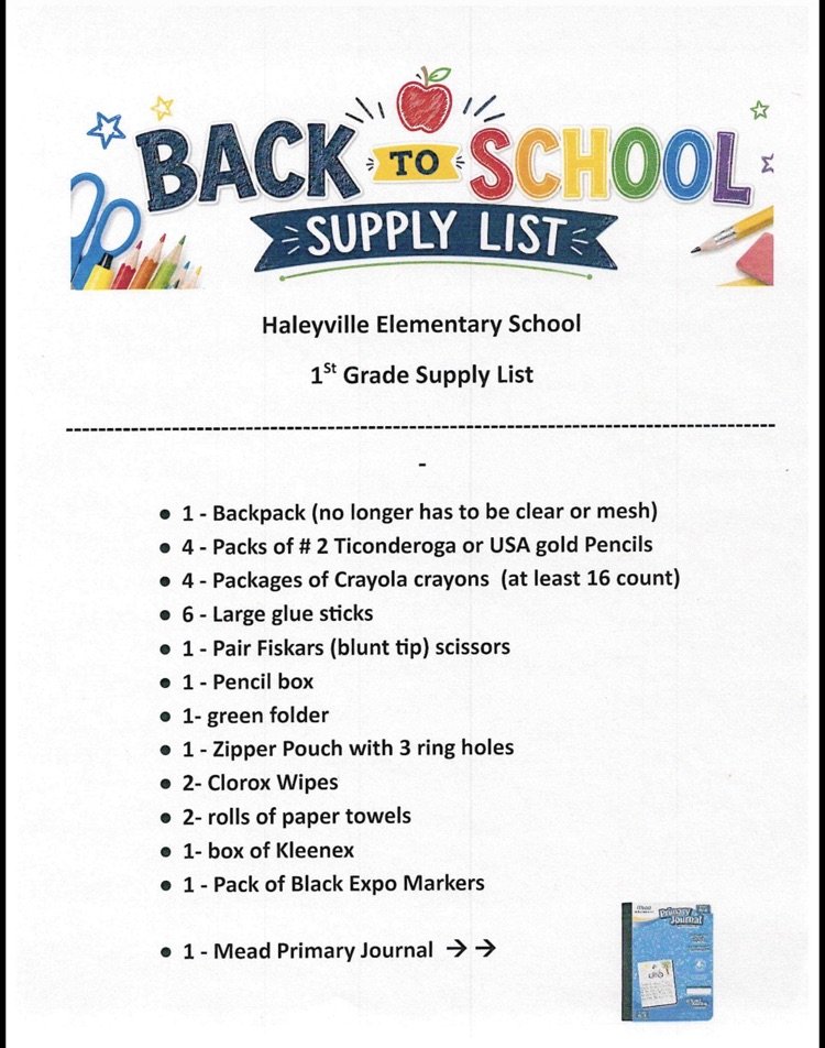 HES_LIONS's tweet photo. Here are the supply lists for the 2026-2027 school year. PK does not have a supply list. https://t.co/eeZc2CO80v