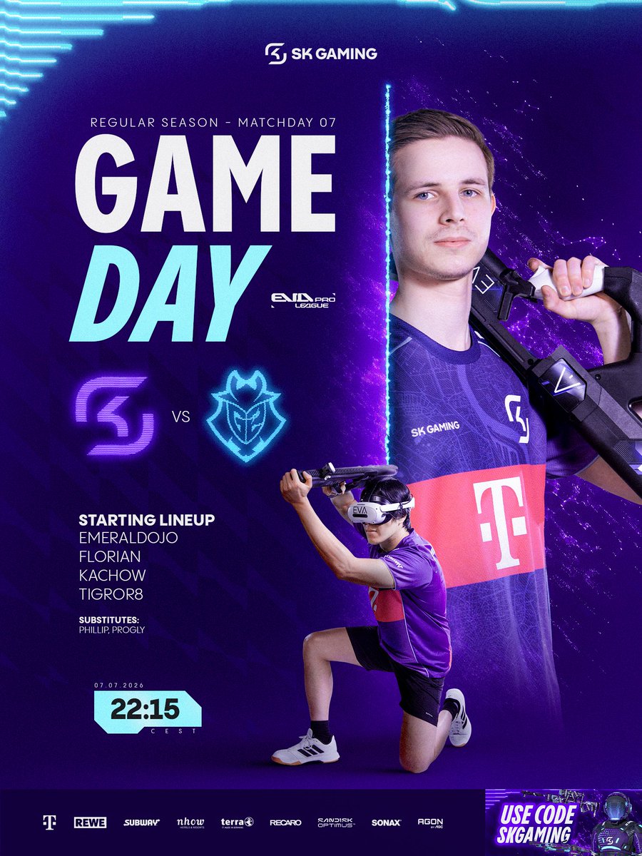 SKGaming's tweet photo. The last opponent we haven't faced yet in the EVA Pro League is in our sights tonight 👀

#SKWIN https://t.co/zqz49MBLTy