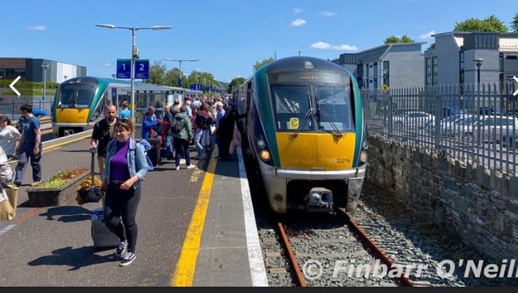 WestOnTrackIRL's tweet photo. Milltown, located midway between Claremorris &amp; Tuam adjacent to the heavily congested #N17 is a perfect #parkandride location for South Mayo and North Galway #westernrailcorridor #modalshift #irishrail @CTribune @galwaytourism @galwayruraldev @MayoDotIE https://t.co/T6c4xA9Rg6