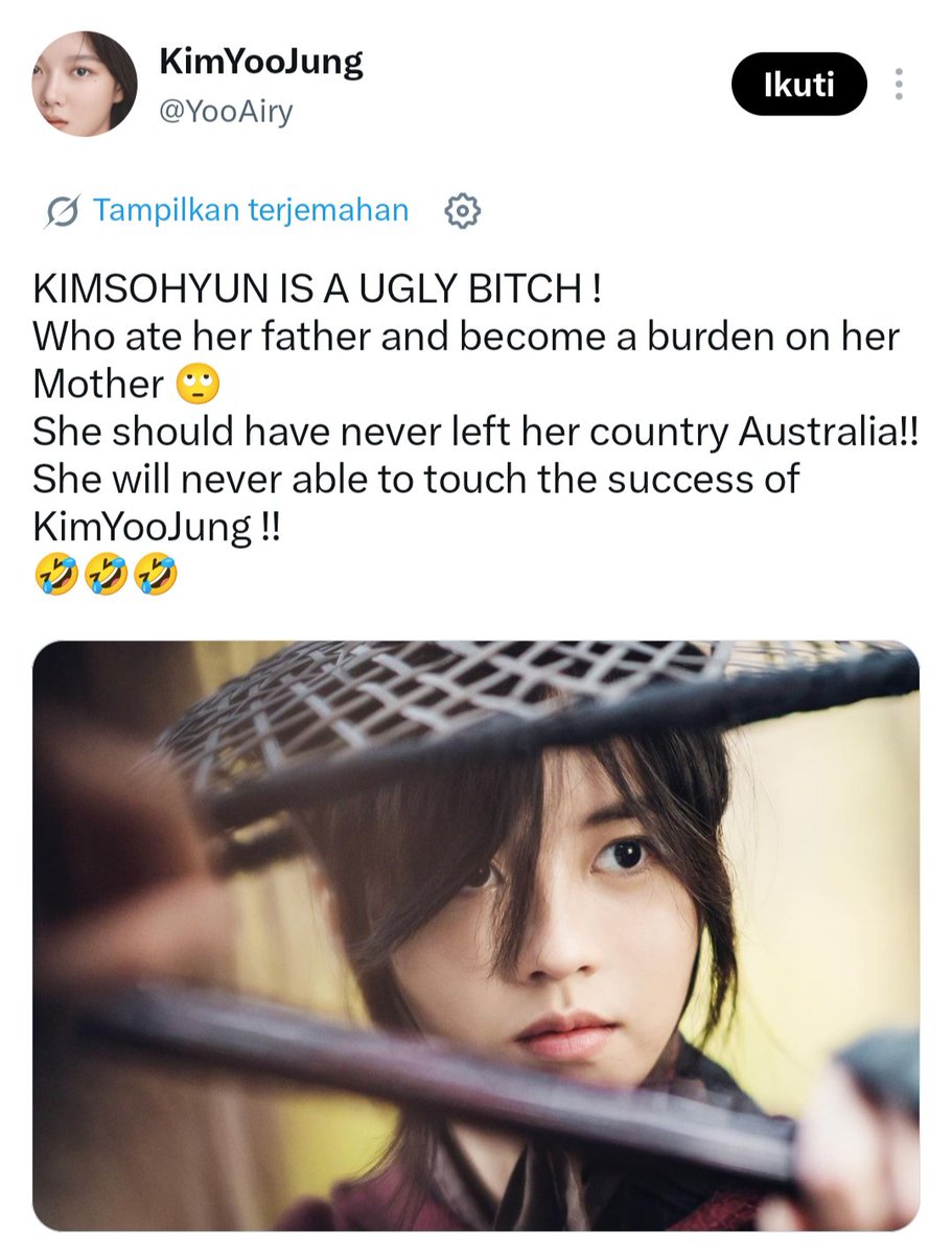 ssonightt's tweet photo. @YoojungieP Yes just block &amp; report that person. No need to judge other fandoms because your fandom is not clean either https://t.co/f1qVoNVaif