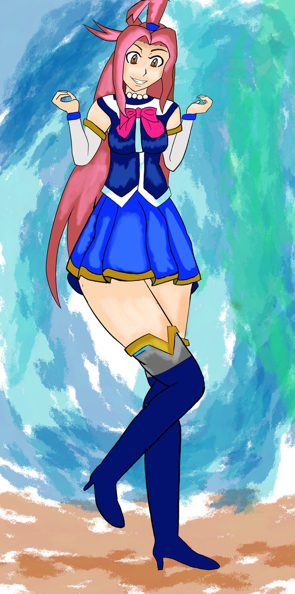 Mustangart86's tweet photo. Mimi is officially more useful than Aqua, but she rocks the look. https://t.co/NuVzYe0sWX