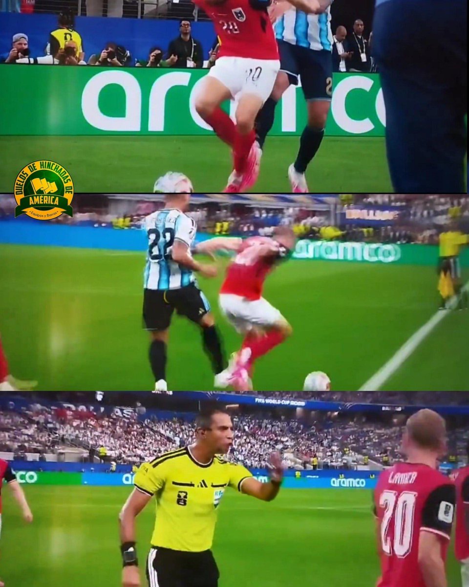 darthm22's tweet photo. @JoseRam77817560 @leoncitodelfut Viejo, ya lo puse en otra respuesta pero esto es a lo que me refiero, la de macallister terminó en gol, no se reviso.
Sin contar que la de Lautaro fue también zape jajaja, y la del primer partido, ni hablar. Pepr ya vimos que a Balogun le quitaron la tarjeta por lo mismo. https://t.co/bvDaQG8ajV