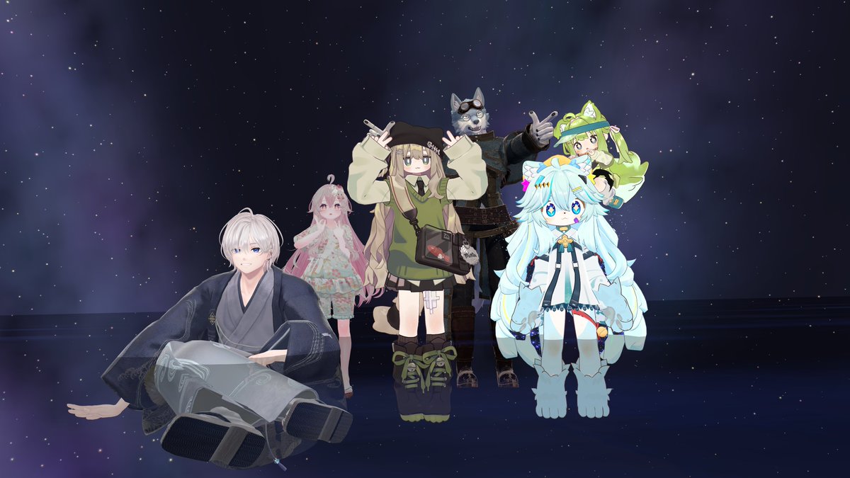 Kyokuya_VRChat's tweet photo. フレンドさん達と夜の綺麗なワールド行ってきた https://t.co/pumgq6osLV