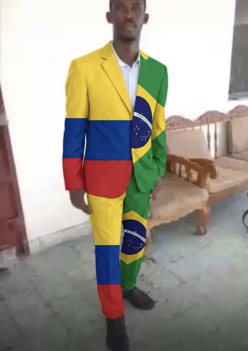 danishoto's tweet photo. @awamzzz Brasil fechado com a Colômbia até a morte 🇧🇷🤝🏻🇨🇴 https://t.co/xFhnN90hNw