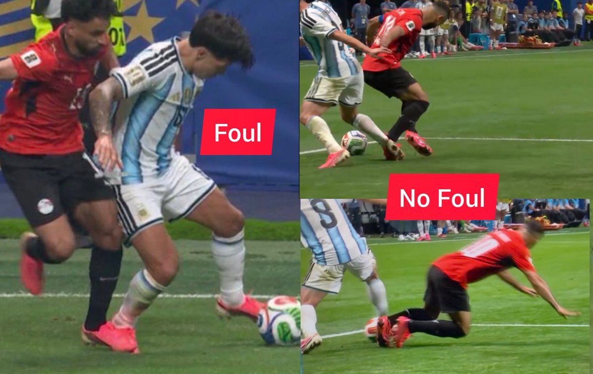 BlaqWit_MCFC's tweet photo. 🚨🚨 Thierry Henry blasts Argentina’s “robbery” of Egypt & questions referee nationality for france game: 

“Egypt wasn’t robbed like this since the British Museum took its artefacts. I stan Messi but let’s be truthful. VAR didn’t review two clear fouls inside the Argentinian box before Enzo Fernández’s goal. Why? A foul on Martínez overturned Egypt’s second goal. Why does the treatment have to be so one-sided? This is completely unfair.

 FIFA, be ashamed. Be genuinely ashamed. This is robbery. Egypt have been robbed. Egypt’s goal was overturned from a VAR call across the field. Egypt didn’t get a penalty when the defender tripped Salah with zero ball contact in the penalty box, leading to an Argentina goal. And this guy slapped him in the face and received no card or warning from the ref. 

Meanwhile, Egypt breathe on Argentina and it’s a foul.Absolutely shameful match.Mostafa Ziko said the tournament was rigged — they didn’t need anything else. The referee was unfair, unfair, unfair, unfair.Gianni Infantino and the rest of FIFA’s decision-makers should be ashamed of themselves. Deeply ashamed. Because what we witnessed tonight wasn’t football. It was a rigged spectacle. And the world saw it.”
