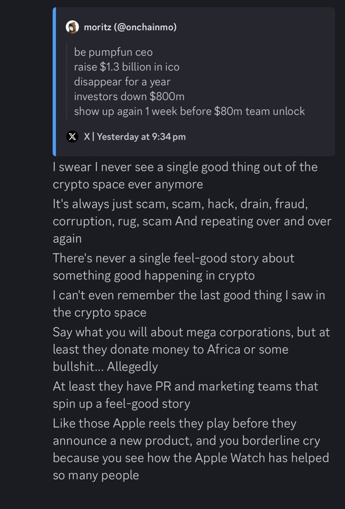 FinnyTalks's tweet photo. @onchainmo it’s true https://t.co/XNtbcdOYMA