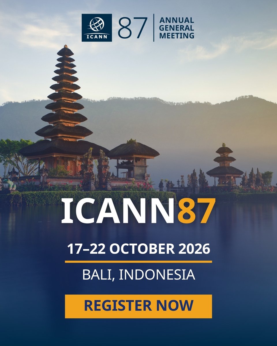 ICANN tweet media
