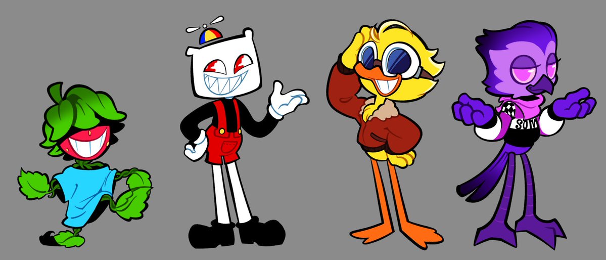 AshterismArt's tweet photo. Looking like a buncha toon goons https://t.co/JwSsKBVtju
