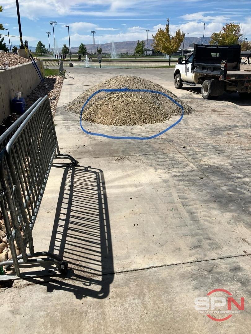 realstewpeters's tweet photo. New pics from the excavation of Charlie’s crime scene show that they really did remove 10+ inches of earth before paving it over. 

Total clean-up job to prevent anyone from inspecting the soil beneath Charlie’s feet. https://t.co/AKpv7KMqxs