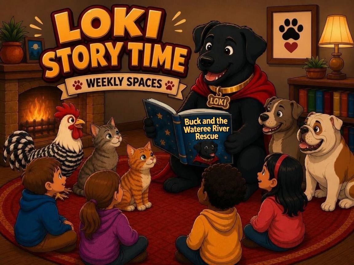 Lokitotherescue's tweet photo. Join us Wednesday at 3pm UTC for our weekly space and reading of our next book in #TheRescueLeague series!! We will be joined by our very own "crazy dog lady" @Twinxi_Pie to read it to you! Follow the instructions below to win some tokens!

25k tokens each to 5 people that have:
Liked and reposted this
Followed Loki and @Twinxi_Pie 
Commented on this post
Attend the space

Set your reminders below!!
https://t.co/lFghc9SbOp