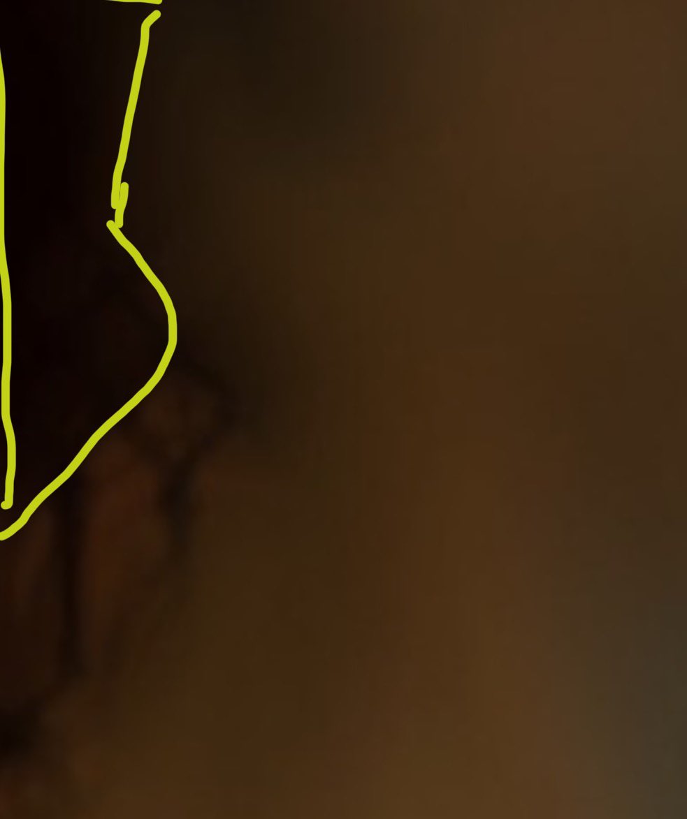 alicentling's tweet photo. @lostmockingjcy I’m choosing to believe this smudge of brown up here is part of her hair instead of the background cause i swear i can faintly see the window design continue behind it in the more hd version😢😢 but i definitely did upon first glance think the window design was her ends LOL https://t.co/mmhYLrHJI5