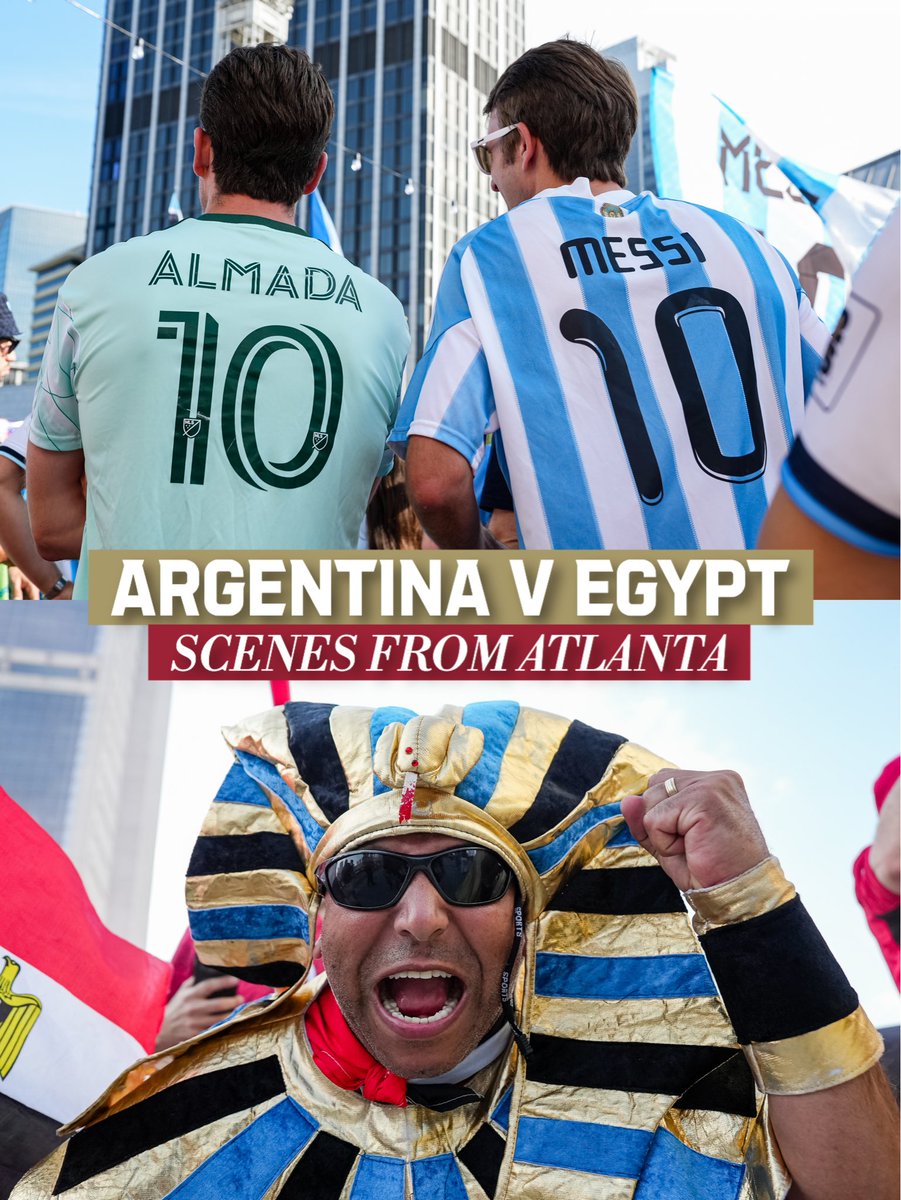 ATLUTD's tweet photo. Beautiful support from both fanbases 🇪🇬🇦🇷 https://t.co/abSnhEmvsP