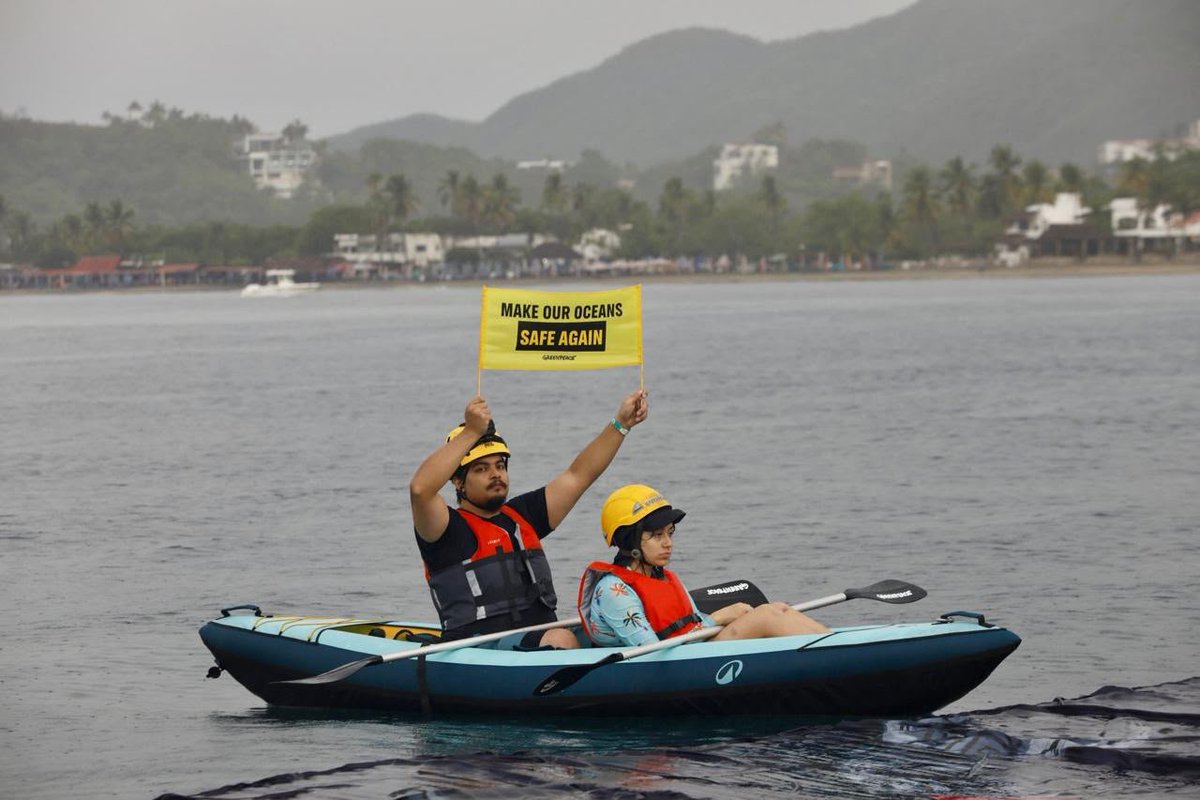 greenpeacemx's tweet photo. ⚠️ ¡Un monstruo marino está amenazando la vida en los océanos!

🚩Trump quiere acelerar el inicio de la minería submarina, condenando la vida de miles de especies que habitan en el fondo marino.

Firma aquí para detenerlo: https://t.co/FbIsNsHswS https://t.co/AUjf9W2J9o