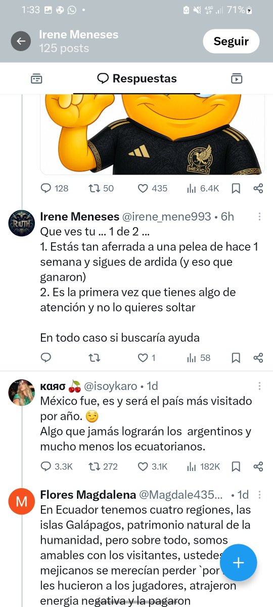 WilliamsRocha91's tweet photo. @irene_mene993 @FeerHeernaandez Y me faltaron tus respuestas solo de hoy, dudita nada más... hasta cuando vas a seguir con esta pelea, ya llevan una semana eliminados. No tienes vida?

Sigo esperando tu respuesta https://t.co/YTcqHyRV1g