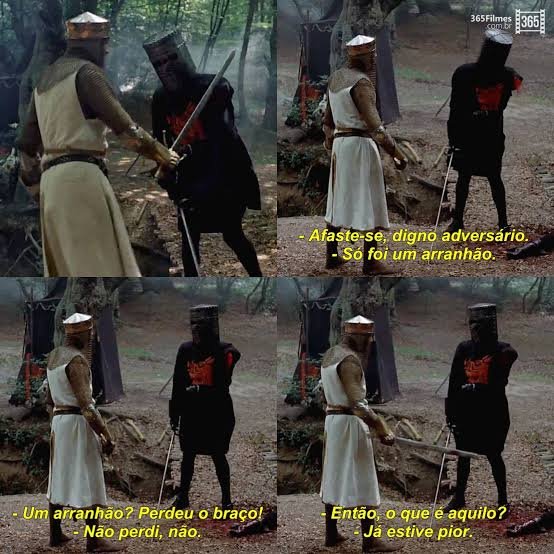Fer26Fernham's tweet photo. @_osamm Está parecendo a história do cavaleiro lá de monty python https://t.co/SXjETdEskp
