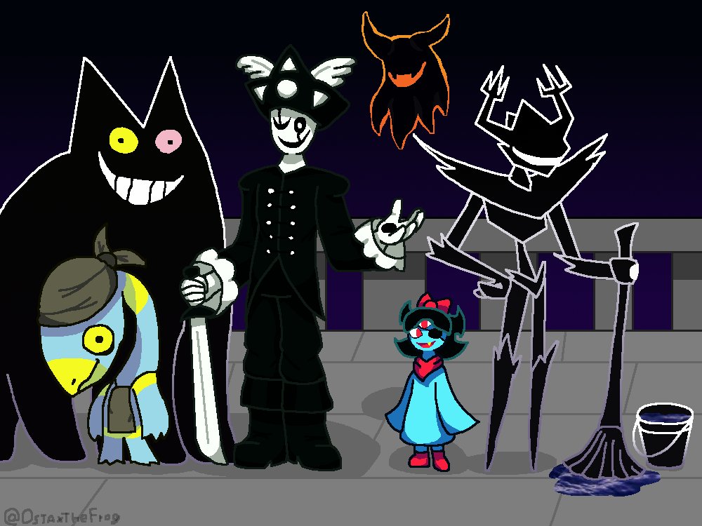 OstaxTheFrog's tweet photo. CHIPS AHOY, DELTA WARRIORS
W. D. GASTER IS NOW A PIRATE
#deltarunefanart https://t.co/oysboRyxeg