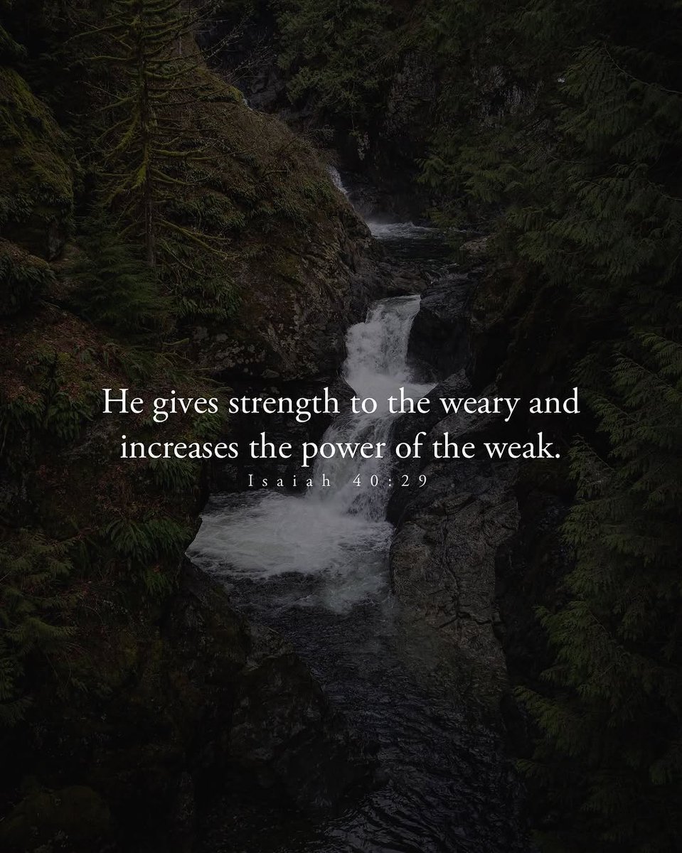 YaFurah's tweet photo. Isaiah 40:29 https://t.co/vx6jPwsrvM