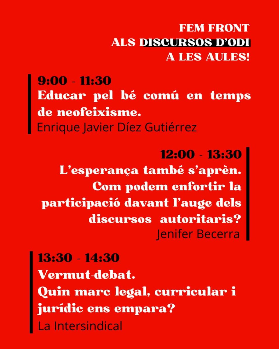 InterCatCentral's tweet photo. 📢 Demà serem a Vic participant en aquesta jornada organitzada per la Xarxa de Docents d'Osona, el Lluçanès i el Moianès.

📍 Centre Cívic Joan Triadú de Vic.

Som-hi! https://t.co/aO0ToD2PSZ