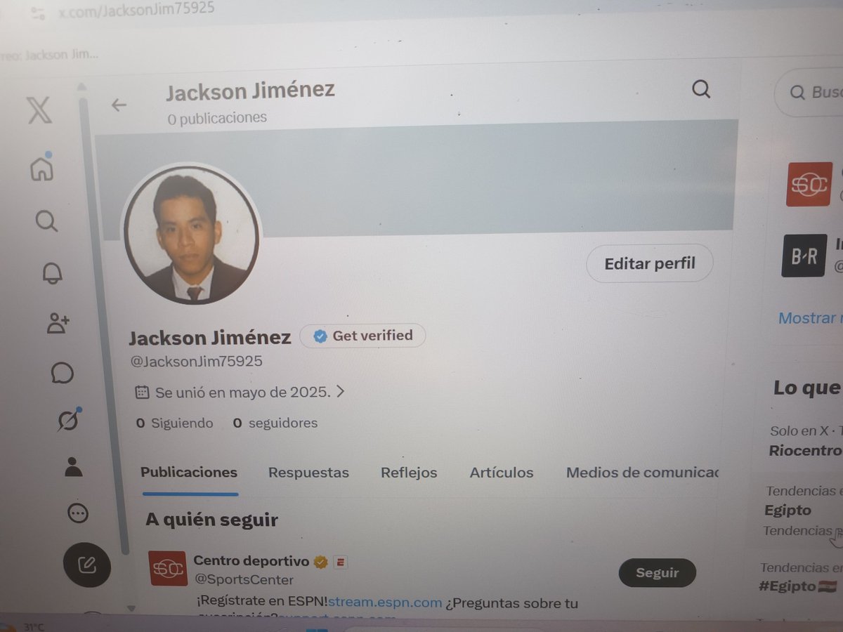 fivejjimenez's tweet photo. Estimados denuncio la siguiente cuenta (@jacksonjim75925)suplantandome https://t.co/qu2OkI5Hll