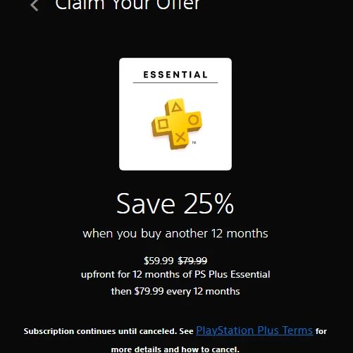 BackersGamesF's tweet photo. DON'T LET THEM FOOL YOU

Playstation after the HUGE backlash for the physical discs is giving 25%-50% off on PS Plus to some people who are canceling their subscriptions https://t.co/icXyVnYtXH
