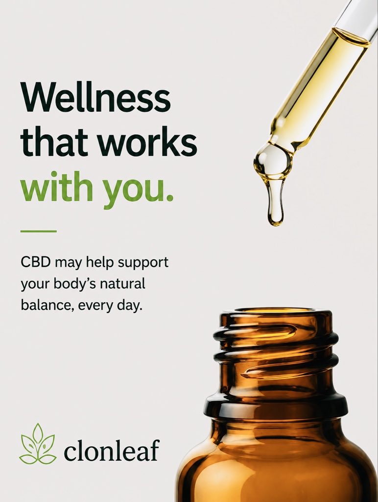 Clonleaf_'s tweet photo. Inspired by nature. Guided by science.

At Clonleaf, we’re combining innovation with nature to help shape the future of pharmaceutical cannabis,focused on quality, sustainability, and wellness.

Growing the future, one plant at a time.

#Clonleaf #CBD #MedicalCannabis #Wellness https://t.co/Kgbe9cd7ed