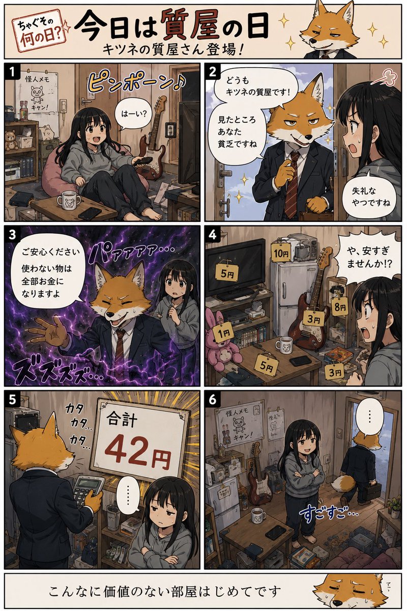 chaguso365's tweet photo. #ちゃぐそ
#今日は何の日　
#質屋の日 https://t.co/0Kav6wsjtW