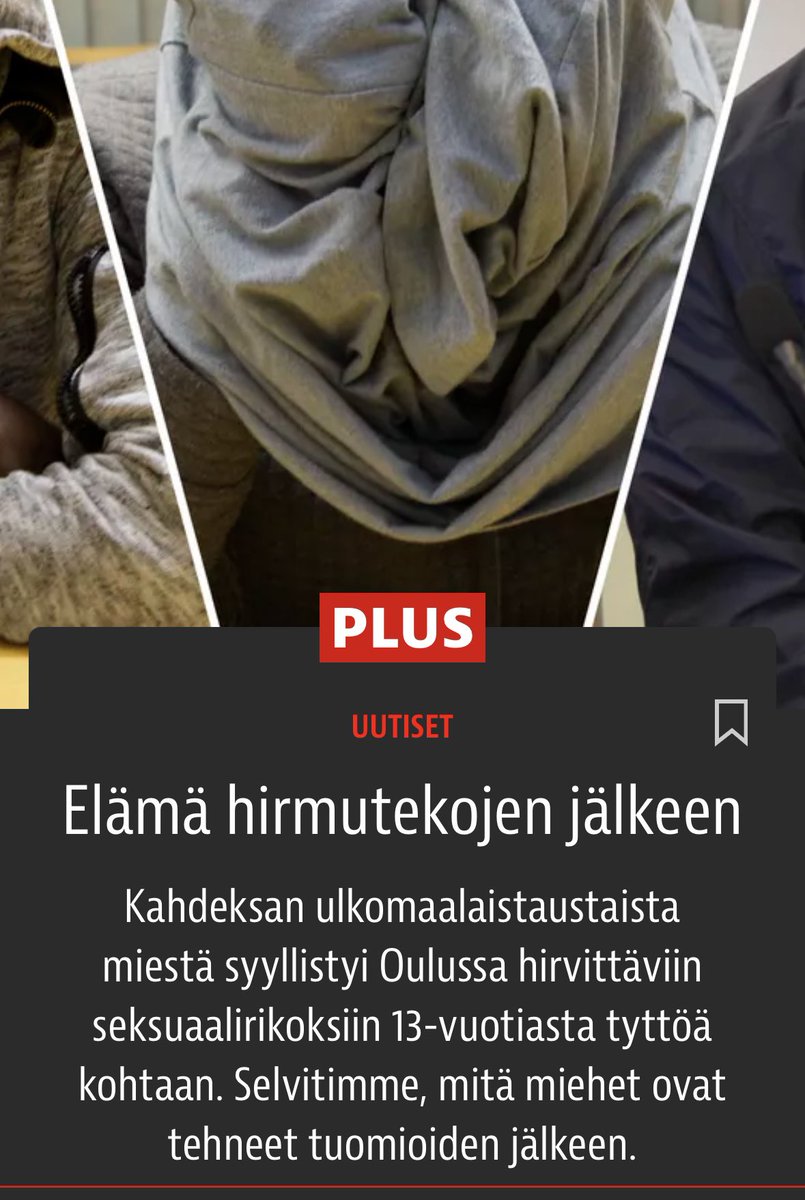 venl4manninen's tweet photo. Tämä touhu on ihan älytöntä!

1. Yhdenkään suomalaisen ei tulisi kärsiä tänne tulleen ulkomaalaisen tekemistä oksettavuuksista, kuten seksuaalirikoksista.

2. Yhdenkään suomalaisen veronmaksajan ei tulisi joutua maksaa pennin jeniä ulkomaalaisten tekemien rikosten selvittelystä saatika vankilatuomioista. Eikä kyllä oikeastaan mistään muustakaan heistä aiheutuvista kustannuksista.

3. Yhdenkään ulkomaalaisen ei kuulu saada jäädä tänne syyllistyttyään tällaiseen.

Ainoa oikea ratkaisu on karkotus. 

Ei tällaisten tekojen jälkeen ole mitään järkeä yrittää tyrkyttää toista mahdollisuutta. Loistava huono esimerkki nämä kaverit, törkyilyt jatkuu vankilatuomioidenkin jälkeen. Eivätkä he sitä muutenkaan ansaitsisi.

Joku voisi laskea minkälainen nettohyöty näistäkin tyypeistä on suomalaiselle yhteiskunnalle aiheutunut. Saa laskea kivat pelihetketkin mukaan kompensoimaan tulosta. Viivan alle tuskin jää plusmerkkistä summaa edes valehtelemalla. 

Nyt lainsäädäntöä on kiristetty ja esimerkiksi EU:n paluuasetus tulee mahdollistamaan rikollisten karkottamisen esimerkiksi tilanteessa, jossa ulkomaalainen syyllistyy rikokseen, josta kansallisen lainsäädännön mukaan saa vähintään kahden vuoden vankeustuomion. 

Näitä kiristämisiä pitää jatkaa, jotta A) tänne ei pääse tällaisia tyyppejä, ja B) heidän maasta poistaminen voi olla tehokkaampaa.