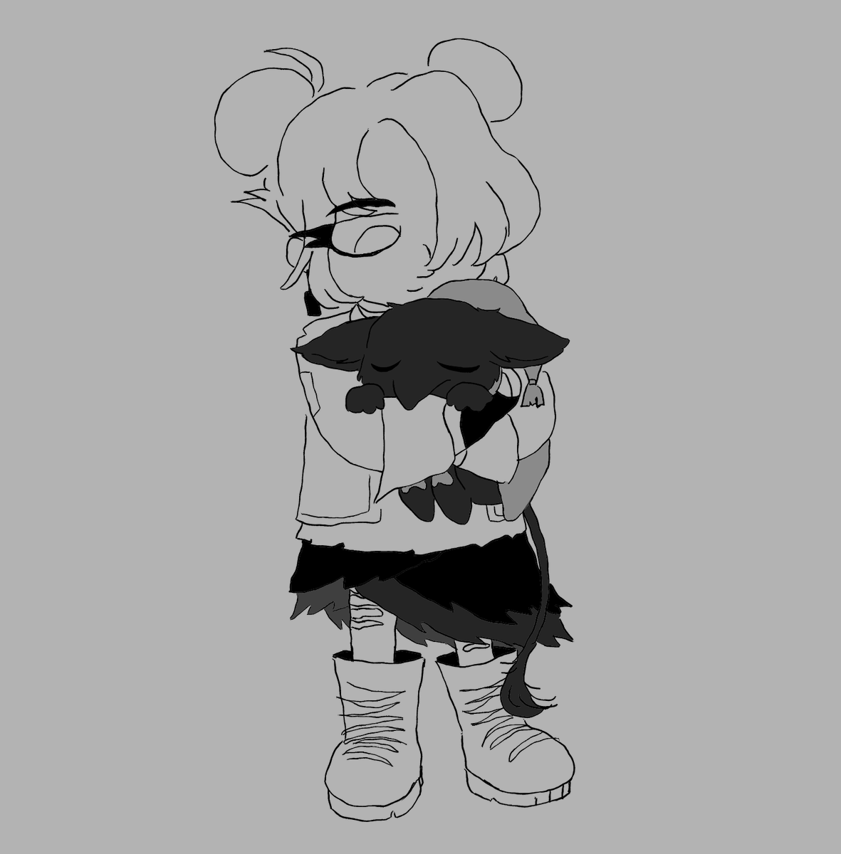 moeabnormality's tweet photo. big sister graves and baby brother rem 
#deadlock https://t.co/EQLpagEHrM