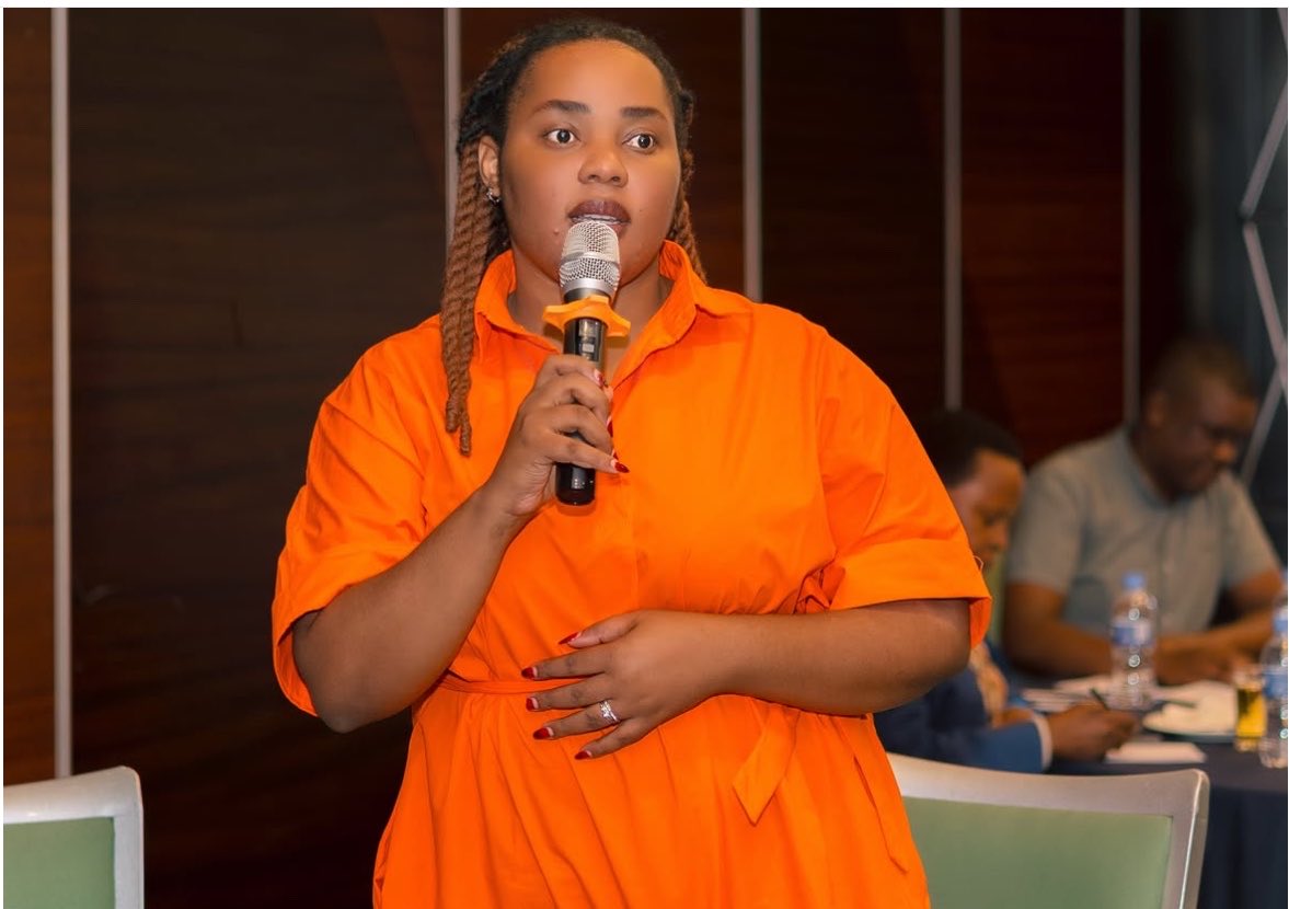 sayecompany's tweet photo. Our Chief Engagement Officer @HigiroManzi proudly represented Saye Ltd at the National Dialogue on Menstrual Health &amp; Hygiene under the theme: “Making Menstruation Normal, Raising Awareness &amp; Ending Period Poverty. Thank you @ahfrwanda for organizing this. https://t.co/NQeRpmar6c