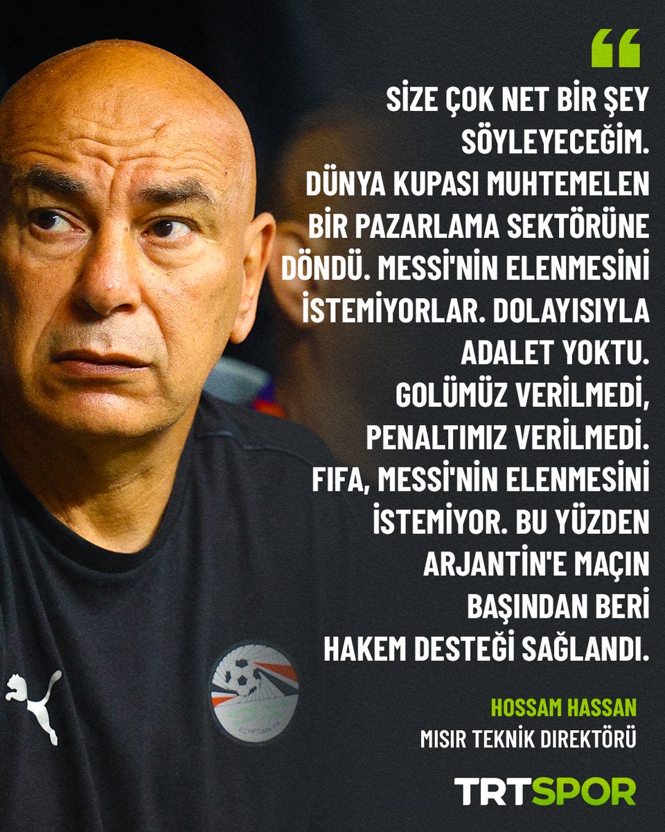 trtspor's tweet photo. 👀 Mısır Cephesinden Ortak İsyan: "Messi elenmesin diye emeğimizi çöpe attılar!"

Sizce Mısır cephesi bu isyanda haklı mı? ✍️

#DünyaKupasıTRTde | #FIFAWorldCup https://t.co/Zti21RV7w8
