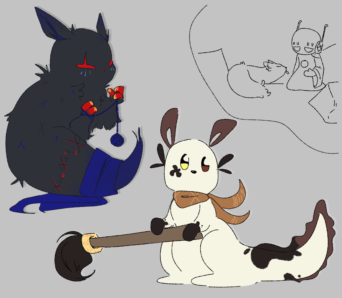 mislyzz's tweet photo. errorink but they got turned into slugcats somehow idk
#ErrorSans #InkSans https://t.co/NHSGfpTaZi