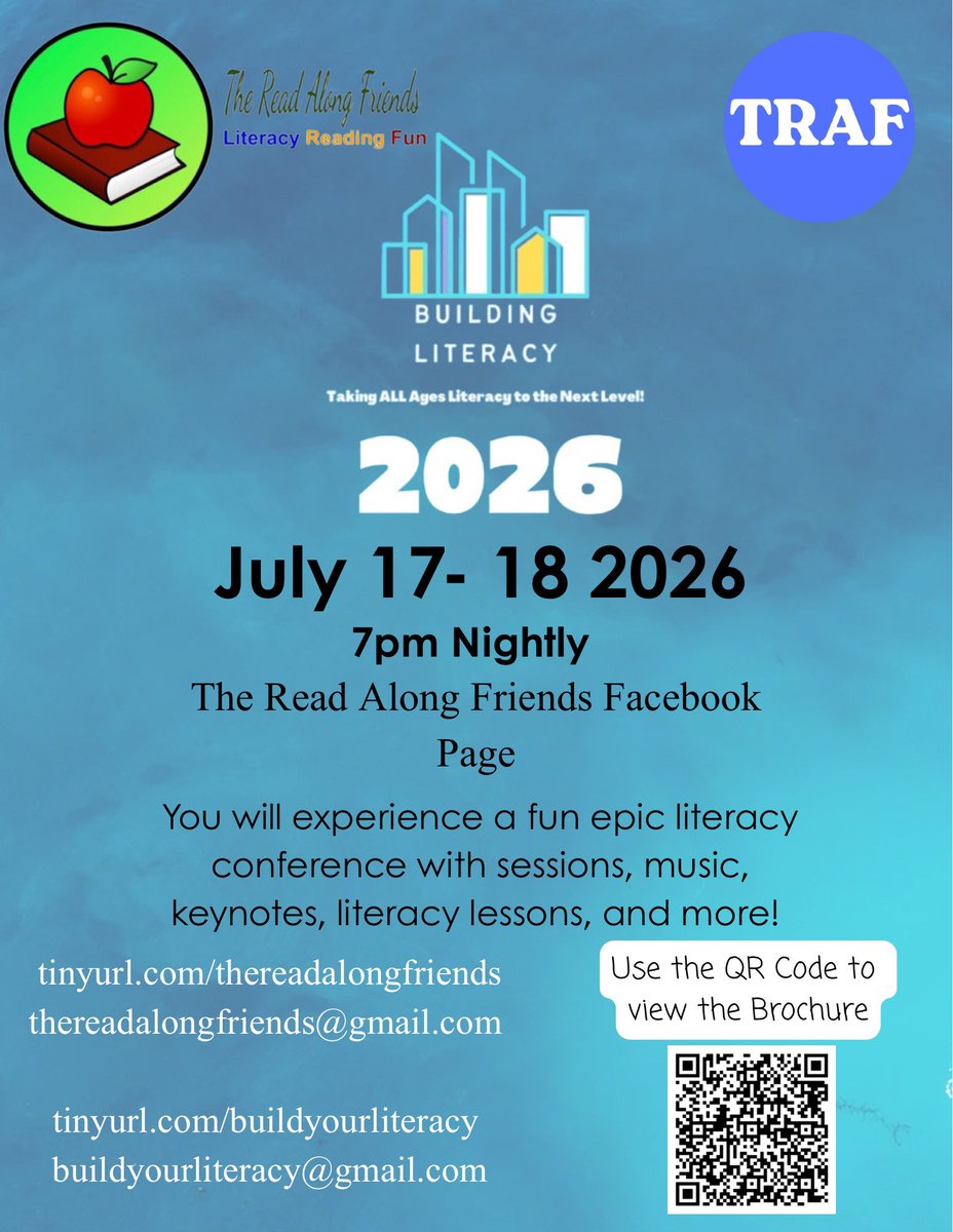 max_whitaker's tweet photo. Mark your calendars and join us on The Read Along Friends Facebook page for Building Literacy Conference 2026! https://t.co/oDUZch25gV