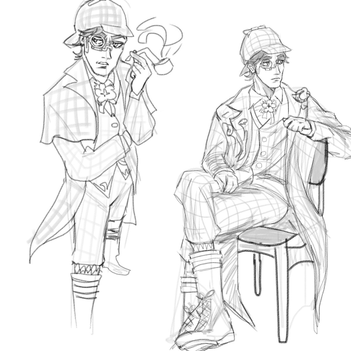 according2DG's tweet photo. sherlock doodles/sketch idk
#Identityv https://t.co/YgcfnBCjMu